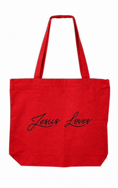 Jesus Loves Zip Tote bag