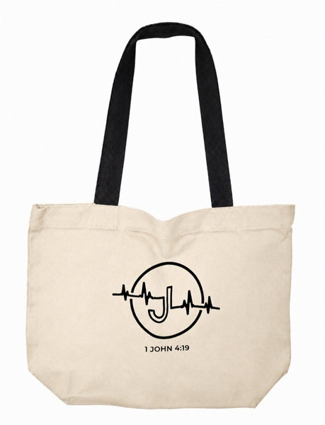 JL Button Tote bag
