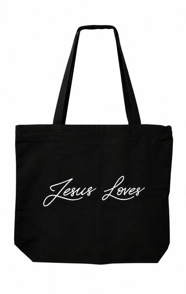 Jesus Loves Zip Tote bag